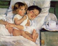 Cassatt, Mary - Breakfast in Bed